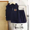 Ropa de Verano para Bebé Chaleco Delgado Pantalones Cortos sin Mangas Deportivo Casual Moda Pulóver Guapo Camiseta Traje para Niños