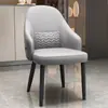 Silla de lujo ligera de alta gama estilo italiano con respaldo, taburete estilo nórdico, silla de comedor simple, silla de lujo ligera para el hogar/hotel/mahjong/restaurante con respaldo