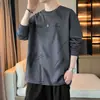 Sudadera Masculina Nueva de Moda Primavera 2026 con Estampado de Marca, Manga Larga, Casual y Versátil