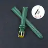 Accesorios para Correa de Reloj de Cuero Cosido de Tejido Liso, Hebilla de Pin, Hebilla de Oro Rosa, Rosa, Gran Cantidad en Stock, Hebilla de Mariposa, de Moda para el Viaje al Trabajo