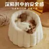 Ninho para Gatos para Todas as Estações, Ninho Seguro para Gatos, Ninho de Dormir para Família com Vários Gatos, Colchão Especial para Gatinhos, Sofá Fofo