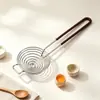 En Stock Separador de Clara de Huevo de Acero Inoxidable 304 Mango Extendido Creativo Separador de Yema y Clara de Huevo Colador para Olla Caliente