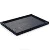 Bandeja Xiaohongshu Rectangular Práctica de Madera Negra Plato de Madera Bandeja de Madera Bandeja de Té Suministros de Madera para Hotel