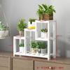 Estante para flores en el alféizar de la ventana, para oficina, escritorio, multicapa, para interior, de madera maciza, para balcón, ventana salediza, color verde carnoso