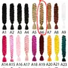 Peluca de Fibra Química Trenzas Grandes para Hombres y Mujeres Extensiones de Cabello Personalizadas 165g 41Pulgadas X-Pression Trenzas Cabello