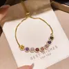 Pulsera Rectangular Sencilla para Mujer, Gama Alta, Moderna, Versátil, Exquisita, Diseño Nuevo, Elegante, Joyería de Mano de Nicho al por Mayor