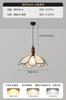 Luminária de Quarto, Lustre de Pétalas Estilo Francês Creme, Luminária Retro Vintage para Restaurante, Luminárias de Tecido Personalizadas para Quarto de B&B