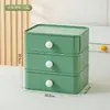 Caja de Almacenamiento de Escritorio BNBS de Colores Macaron, Apilable y Combinable Libremente, Tipo Cajón, Caja de Papelería para Estudiantes