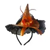 Festa Fantasia de Halloween Adereços de Performance Aro de Cabeça Cabeça de Morcego Aranha Caveira Abóbora Chapéu de Bruxa Aro de Cabelo Fivela de Cabeça