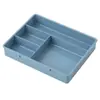 Nuevo producto caja de almacenamiento de escritorio apilable de 4 compartimentos caja organizadora multi-funcional para artículos varios, joyería, papelería compartimento caja pequeña