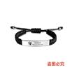 Pulsera transfronteriza europea y americana de acero inoxidable doce constelaciones tejida a mano acero inoxidable curvada marca letras pulsera de acero de titanio al por mayor
