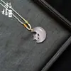 Colar com Pingente de Cabeça de Gato Pedra Olho de Gato Corda Trançada, Corrente Multicolorida Fofa para Clavícula de Gato, Acessórios Simples para Meninas, Atacado