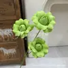 3 Flores Artificiales de Hada Rosa Flip-Flap Estilo Monet para Boda y Decoración del Hogar