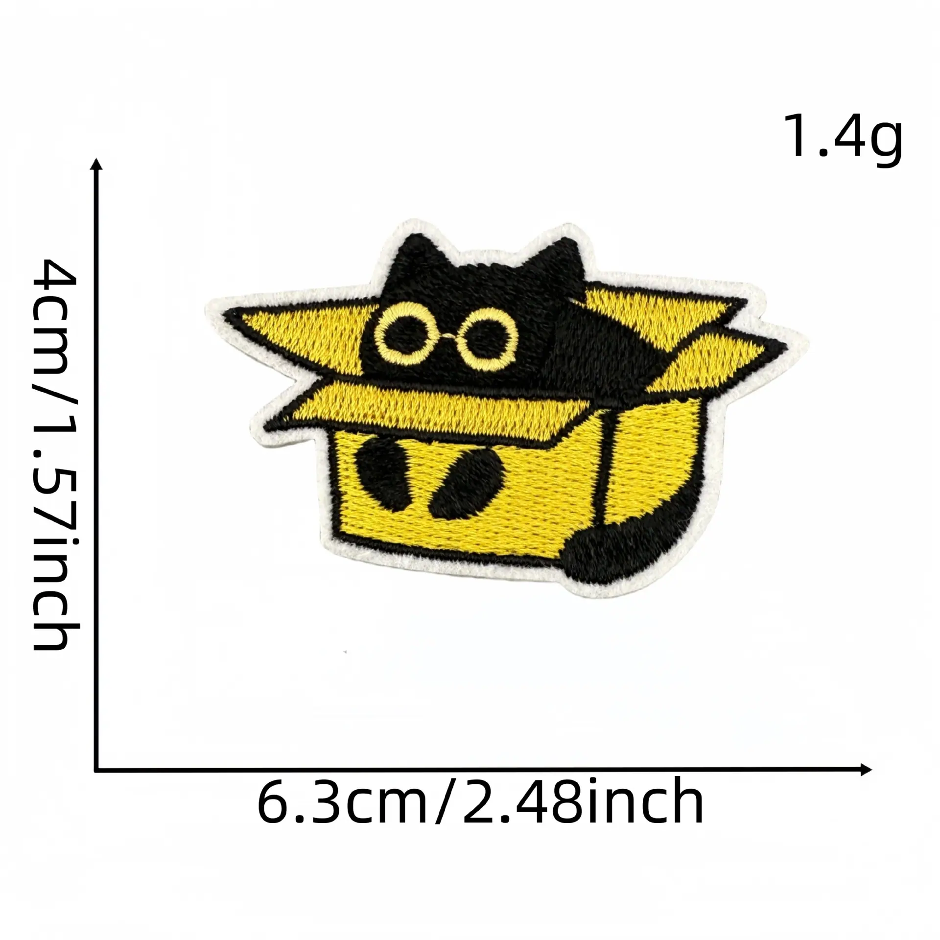 黑猫布贴2#