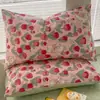 Un Par de Fundas de Almohada de Algodón con Dibujos 48X74 Fundas de Almohada Domésticas para Niños Funda Protectora de Almohada Individual para Dormitorio
