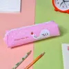 Estojo de Lápis Grande Capacidade Desenho Animado para Alunos do Ensino Fundamental na Volta às Aulas, Estojo de Lápis Lona como Presente de Recompensa, Caixa de Material Escolar Criativa para Crianças