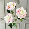 3 rosas artificiales Moka para decoración del hogar, flores artificiales para bodas de hotel, flores artificiales para decoración de bodas y eventos