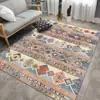 Tapete Listrado Simples para Sala de Estar, Tapete Resistente a Manchas Transfronteiriço para Quarto, Tapete Grande para Sofá e Mesa de Centro Atacado