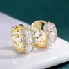 Pendientes de Aro de Perlas Artificiales Estilo Barroco de Verano Cao Shi Joyería Estilo Dama Elegante Diseño de Nicho de Gama Alta Estilo Ins Cierres de Pendiente