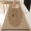 Tapete de Cocina Transfronterizo Resistente a la Suciedad Antideslizante Tapete Absorbente de Barro Diatomeo Alfombra de Cocina Cortable Personalizada