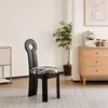 Silla con Llave de Sirena Estilo Francés, Silla de Comedor de Madera Maciza, Nueva Silla de Lujo para Uso Doméstico, Silla con Respaldo de Diseñador, Mesa y Sillas de Comedor Vintage