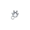Colgante con Hebilla de Garra de Diamante Acero Inoxidable Accesorios para Joyería DIY Accesorios Incrustados con Diamante Brillante Materiales Hechos a Mano Colgante Dorado que Conserva el Color