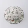 Chapéu de Bebê Yipan Outono e Inverno Novo Chapéu de Pescador com Laço Floral Conjunto de Chapéu para Primavera e Outono