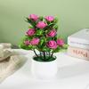 Adornos de Plantas Simuladas Nuevos 12 Adornos en Maceta de Rosas de Espuma Fondo de Fotografía Accesorios Decoraciones de Boda