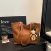 Bolso tote tejido de estilo sencillo para mujer, nueva colección 2026, bolso de hombro de gran capacidad, bolso de mano elegante y versátil