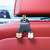 Gancho pequeño para asiento de coche, bonito accesorio decorativo para el interior del coche, respaldo trasero multifuncional Daquan