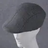 Gorra de Hombre Otoño e Invierno Gorro de Lana para Personas de Mediana Edad y Mayores Mantenimiento del Calor Gorra para Hombre Mayor Boina de Papá Gorro de Algodón para Hombre Mayor