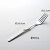Acero Inoxidable 304 Cuchillo, Tenedor y Cuchara de Lava Venta al por Mayor Hotel Hogar Engrosado Cuchillo para Bistec Tenedor para Fruta Cuchara para Postre Café