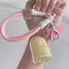 Llavero Dorado Shuibei con Diseños de Casa, Dinero y Coche, Oro Puro 999, Cadena para Teléfono, Colgante para Bolso, Regalo