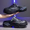 Pantuflas de Exterior de EVA para Hombre, Doble Uso para Conducir y Playa, Sandalias Cerradas Antideslizantes de Verano para Hombre, Tallas Grandes