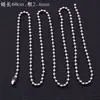 Collar de caja de estilo coreano para mujer, sencillo, sin colgante, cadena de clavícula, joyería, venta al por mayor, collar de cadena corta de acero de titanio.