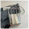 Bolso Tejido de Patrón Retro Transfronterizo para Mujer, Bolso Cubo de Moda Nuevo y Tendencia, Bolso de Hombro Cruzado de Gran Capacidad