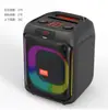Luz de giro de 6.5 pulgadas Karaoke en casa Cantando Luz RGB Audio Bluetooth Altavoz de fiesta Bluetooth