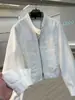 Elegante chaqueta vaquera corta con doble cremallera, elegante, para mujer, nueva colección otoño 2026, versátil, de corte ajustado, top de chaqueta vaquera