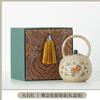 Bule de Chá Retro Pedra Vermelha Conjunto de Chá Bule Único Cerâmica Doméstica Pote com Pá de Pedra de Alto Valor Bule para Uma Pessoa Caixa de Presente