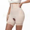 Novas Calças Body-Shaping de Cintura Alta com Botões e Controle da Barriga, Estilo Transfronteiriço, com Almofadas de Esponja Removíveis para Realçar Quadris e Glúteos, Calças Modeladoras Levanta-Bumbum, Justas