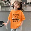 Playeras y Camisetas Interiores para Niños, 100% Algodón Puro, Ropa de Verano para Niñas, Camisetas de Manga Corta con Dibujos Animados para Bebés, Estilo Nuevo