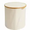 Cesto de Roupa Suja de Bambu Cesto de Roupa Suja para Banheiro Cesto de Armazenamento Impermeável de Tecido Oxford Doméstico Dobrável Cesto de Armazenamento de Grande Capacidade