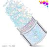 Cross-border Pearl Color Hexágono 1mm 12 Cor Nail Art Sequin Set Matte Pearlescent Nail Art Joias Drill Nail Sticker