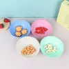 Plato de paja de trigo, tazón de arroz creativo para el hogar resistente a roturas, tazón para sopa, tazón de plástico para frutas y bocadillos en la sala de estar, plato para huesos de mesa