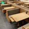 Sofá de cabina de pared para restaurante de té moderno, sofá de cabina de comedor informal japonés, mesas y sillas para restaurante de comida rápida de fideos y arroz