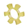 Acoplamiento Hexagonal Arandela de Flor de Ciruelo Almohadilla Amortiguadora Bloque Elástico de Goma Poliuretano en Forma de T Anillo de Goma de Rueda de Bomba de Agua para Motor Tendón de Buey