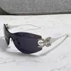 Óculos de sol europeus e americanos com armação grande, óculos de sol personalizados à prova de UV, óculos de sol com rede de pérolas para a internet