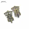 YuenZ Accesorios para joyería DIY Colgante de calavera de motocicleta Colgante pequeño de aleación retro Caliente F17