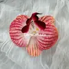 Cabeça de Flor de Orquídea Phalaenopsis Artificial, Textura de Película Impressa em 3D, Buquê Exquisito para Decoração de Casamento e Lembrança