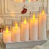 Comércio Exterior Exportação Velas Eletrônicas LED Brancas Velas de Copo Sem Fumaça Festa Aniversário Casamento Decoração Luzes de Ambiente Atacado